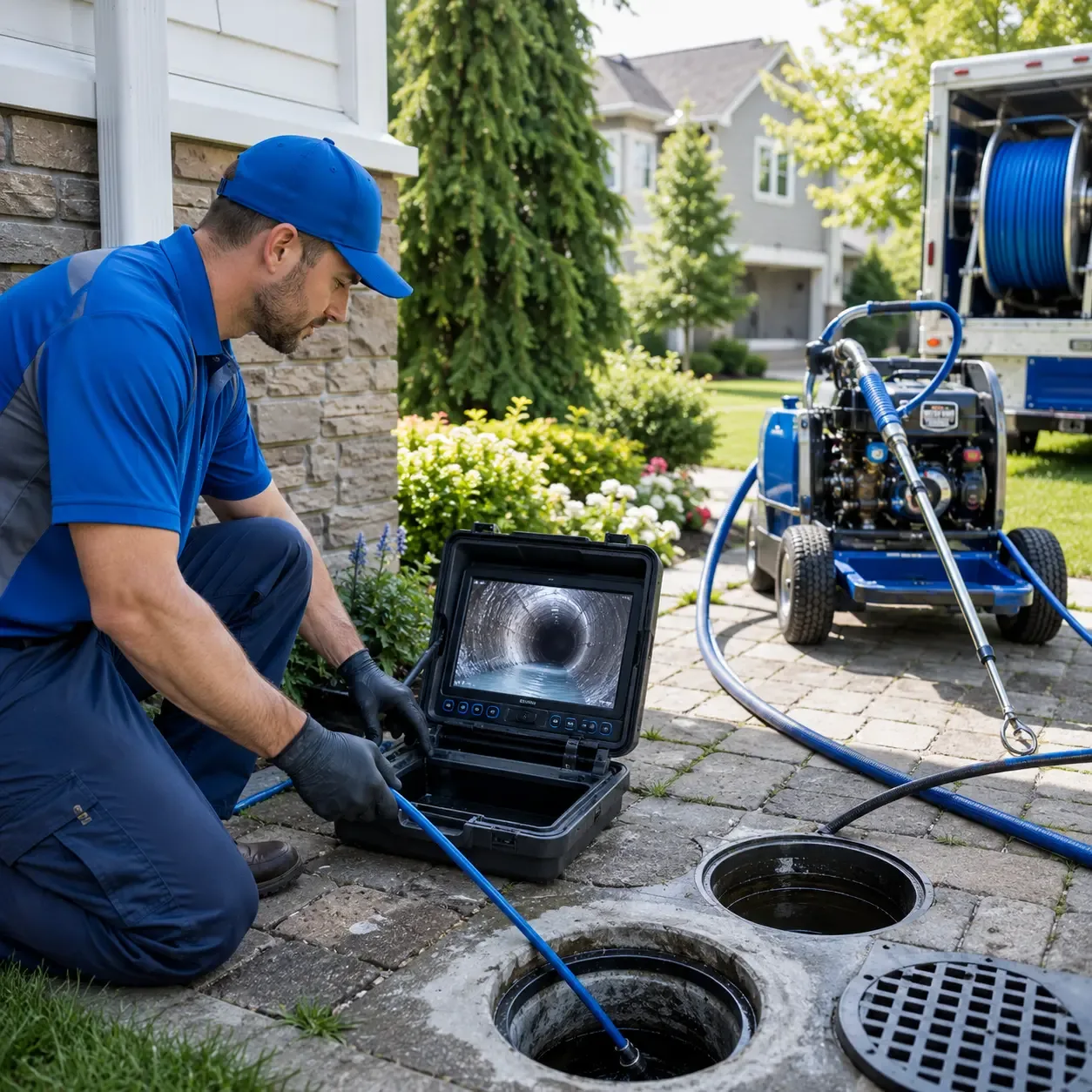 Outdoor drain cleaning professionals serving Oakland Mills, PA